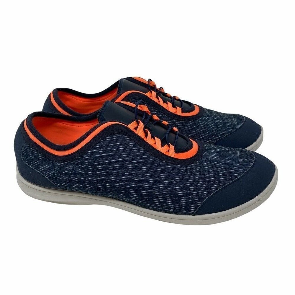 Clarks Womens Cloudsteppers Allena Sneakers Shoes Blue Walking Mesh Cushion 12